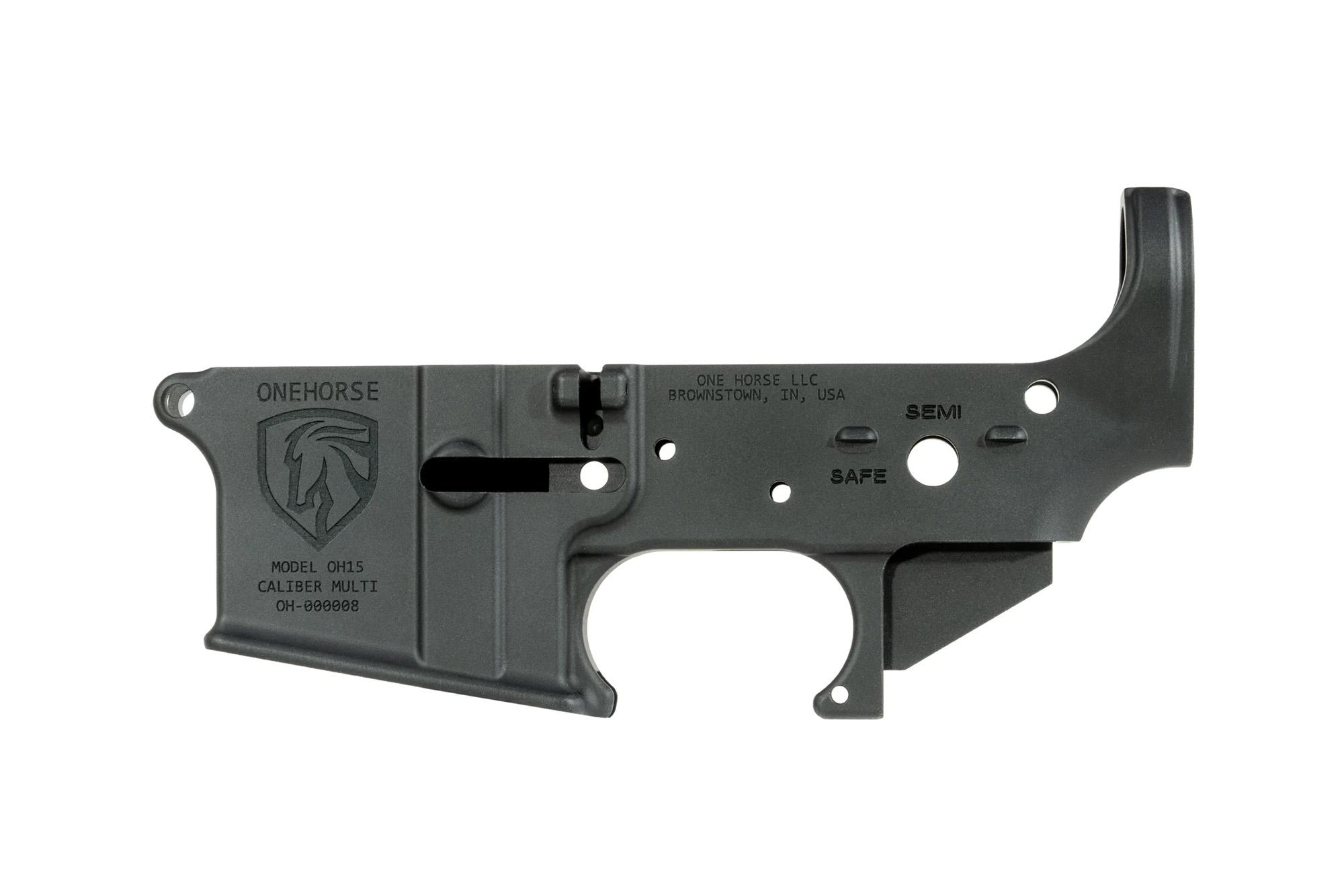 One Horse AR-15 Lower Receiver - Stripped Lower